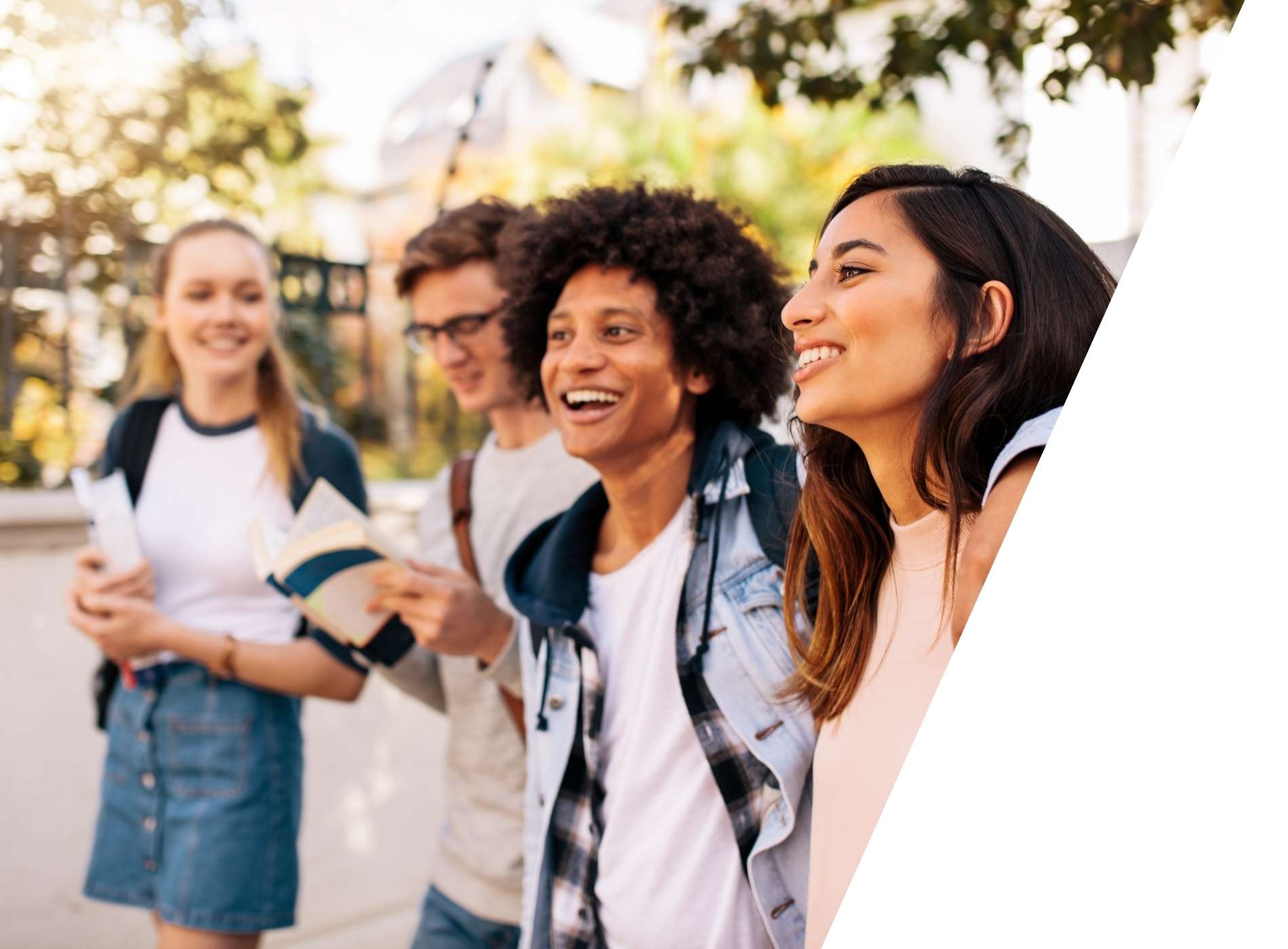 gap year study abroad programs- students walk on the campus area