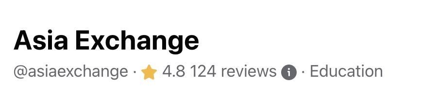 Asia Exchange Review Facebook
