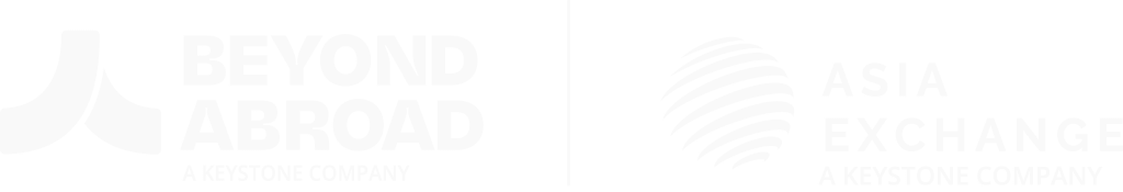 Beyond Abroad and Asia Exchange - Cobranding logo